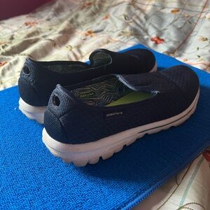 Skechers Dark Blue Casual Slip-Ons